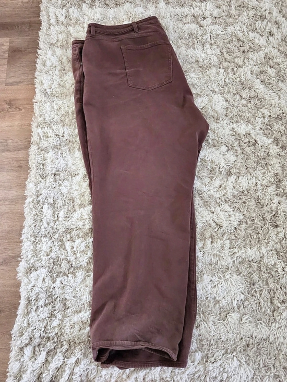TORRID High Rise Blayden Straight Classic Denim Straight Leg Jeans in Brown